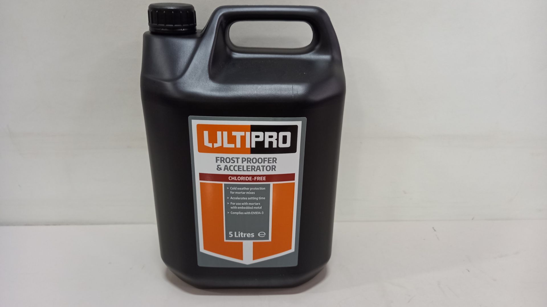 60 X BRAND NEW ULTIPRO FROST PROOFER & ACCELERATOR (5LITRES) - IN 15 BOXES