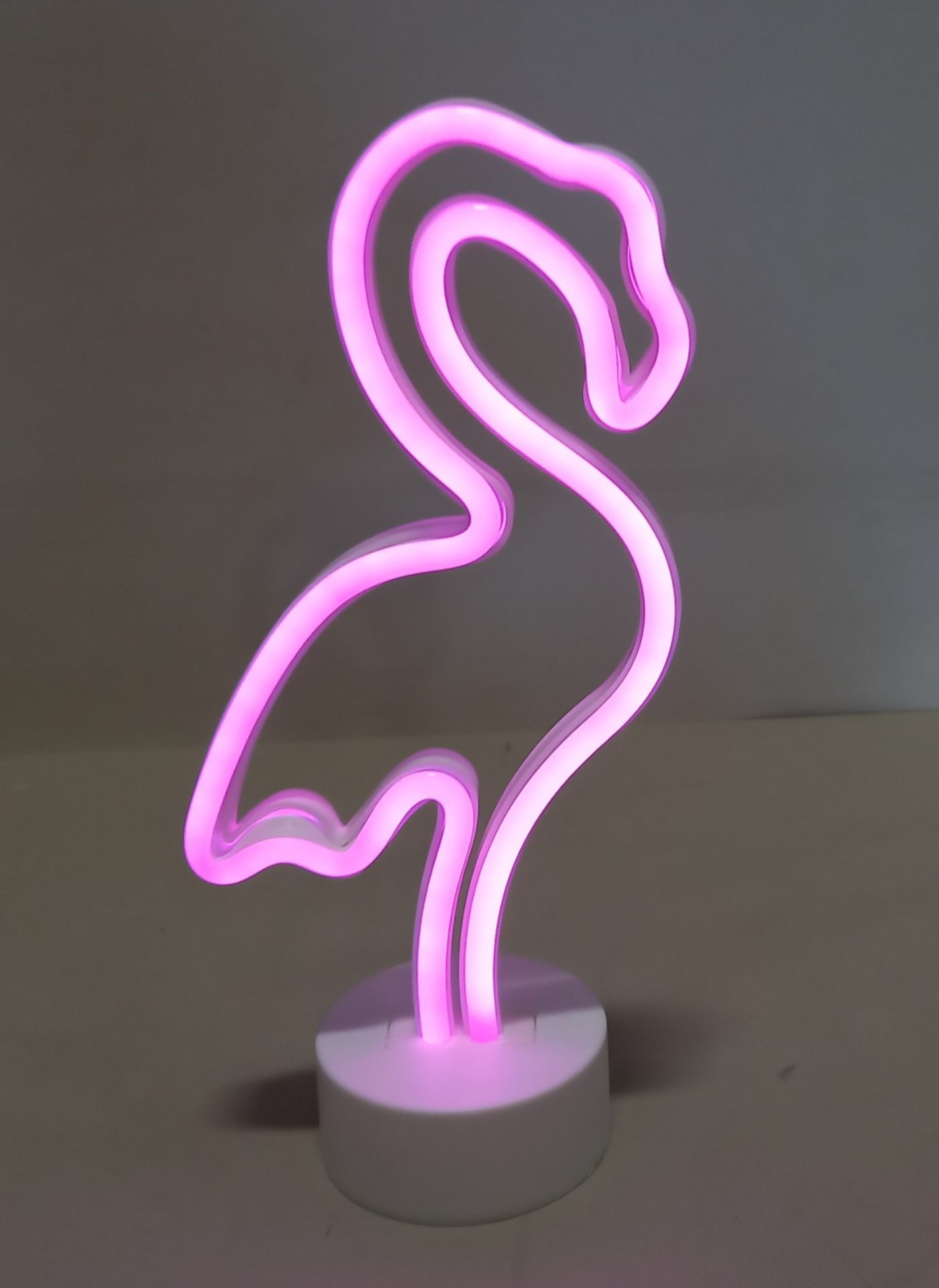 20 X BRAND NEW FLAMINGO NEON NIGHTLIGHTS - IN 20 INNER BOXES - RRP £12 (EBAY) / £15 (AMAZON) -