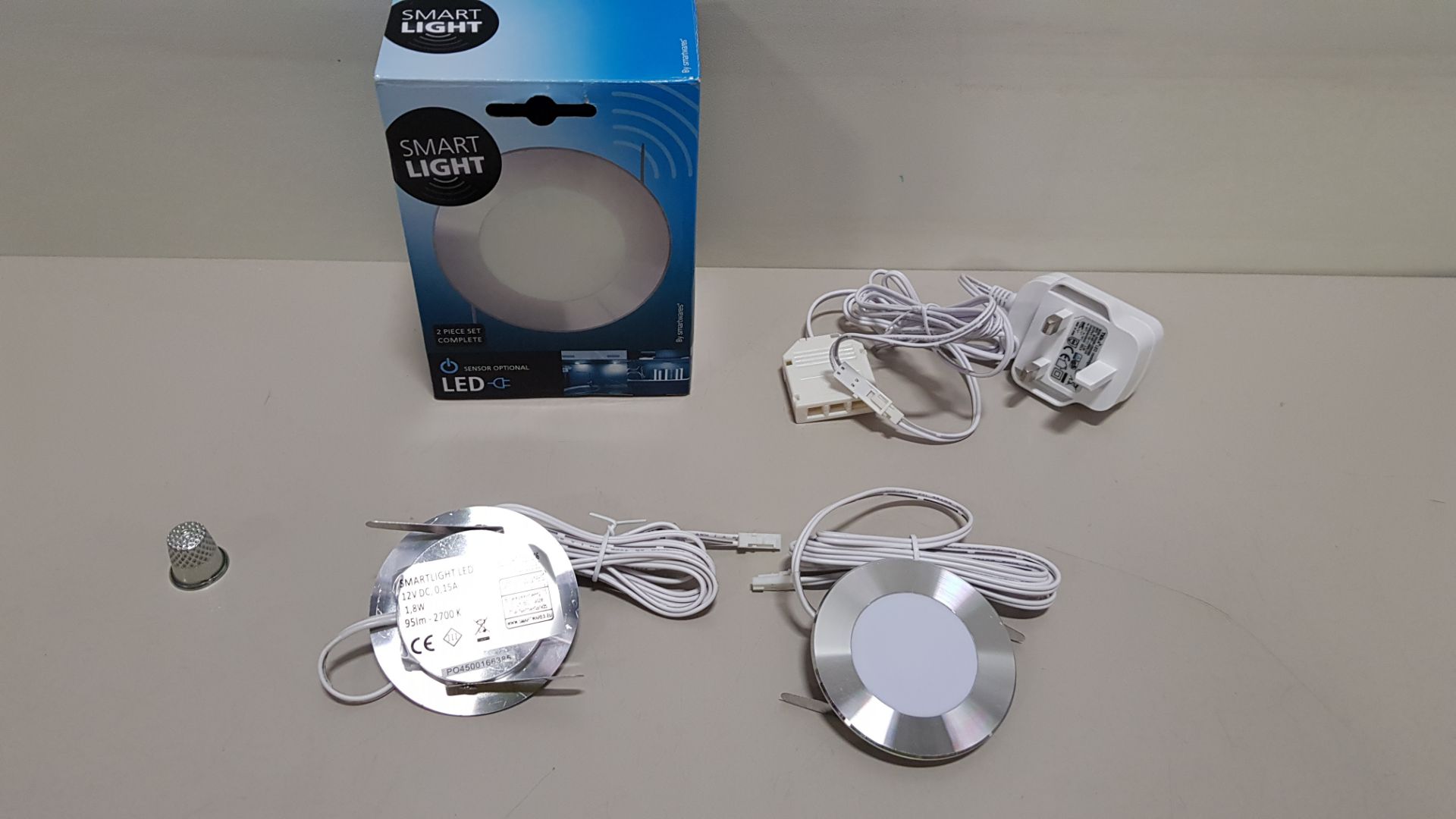 48 X BRAND NEW BOXED SMARTWARES LED SENSOR OPTIONAL INTERNAL CABINET LIGHT - RANEX PROD CODE 10.