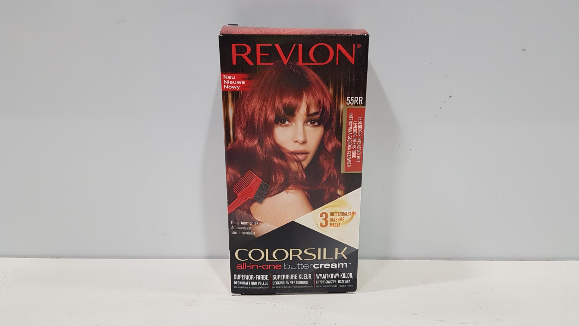 48 X BRAND NEW BOXED REVLON COLORSILK ALL IN ONE BUTTER CREAM HAIR DFY (RED) - IN 4 BOXES