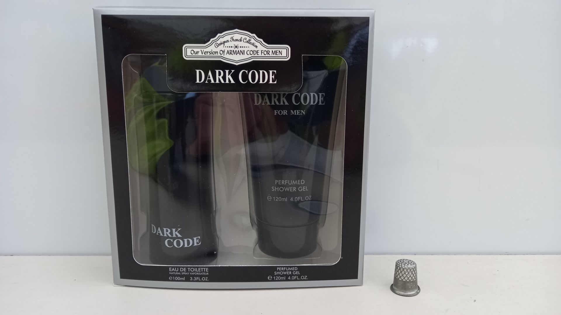 24 X BRAND NEW DESIGNER FRENCH COLLECTION DARK CODE GIFT SET CONTAINING 100ML EAU DE TOILETTE AND