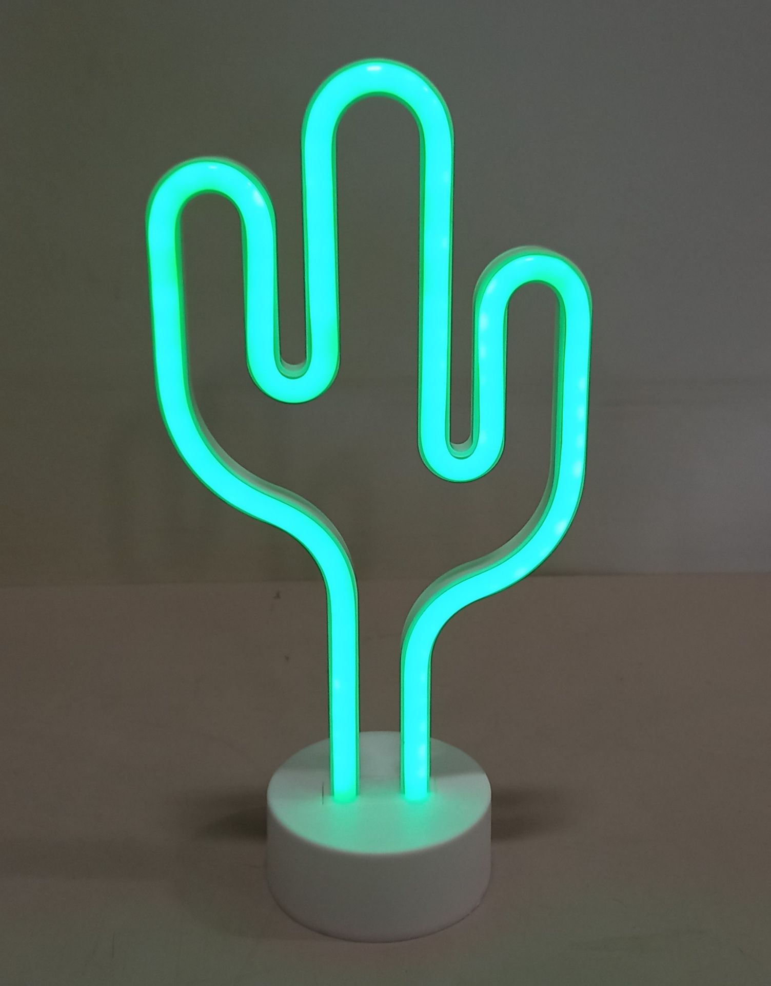 20 X BRAND NEW CACTUS NEON NIGHTLIGHTS - IN 1 OUTER BOX - RRP £12 (EBAY) / £15 (AMAZON) - REQUIRES 3