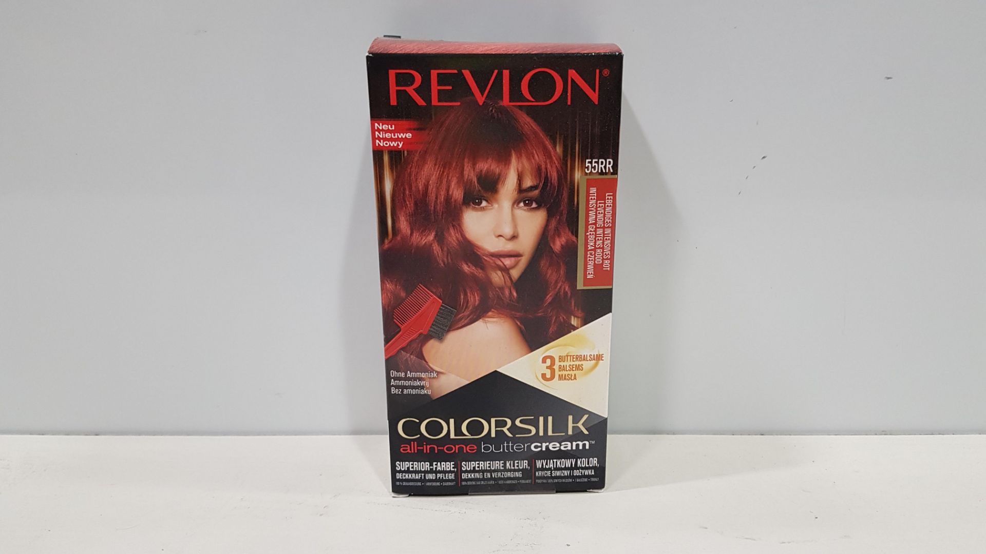 48 X BRAND NEW BOXED REVLON COLORSILK ALL IN ONE BUTTER CREAM HAIR DFY (RED) - IN 4 BOXES