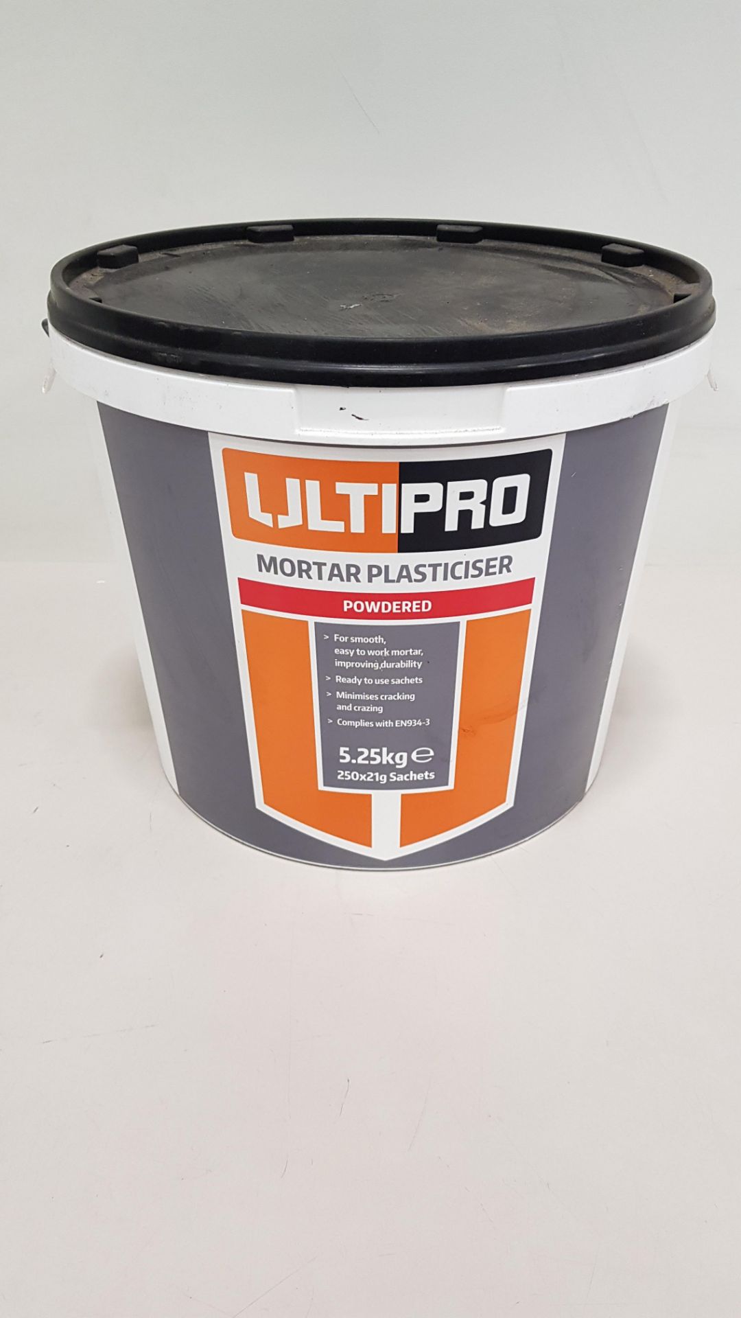 30 X BRAND NEW ULTIPRO MORTAR PLASTICISER (POWDERED) -5.25KG (250X21G SACHETS) - ON ONE PALLET