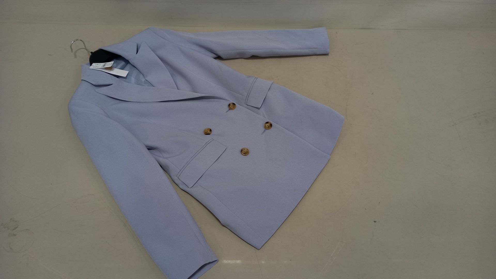6 X BRAND NEW TOPSHOP PURPLE BUTTONED BLAZERS IN VARIOUS SIZES IE 8, 10 AND 14 RRP £59.00 (TOTAL RRP