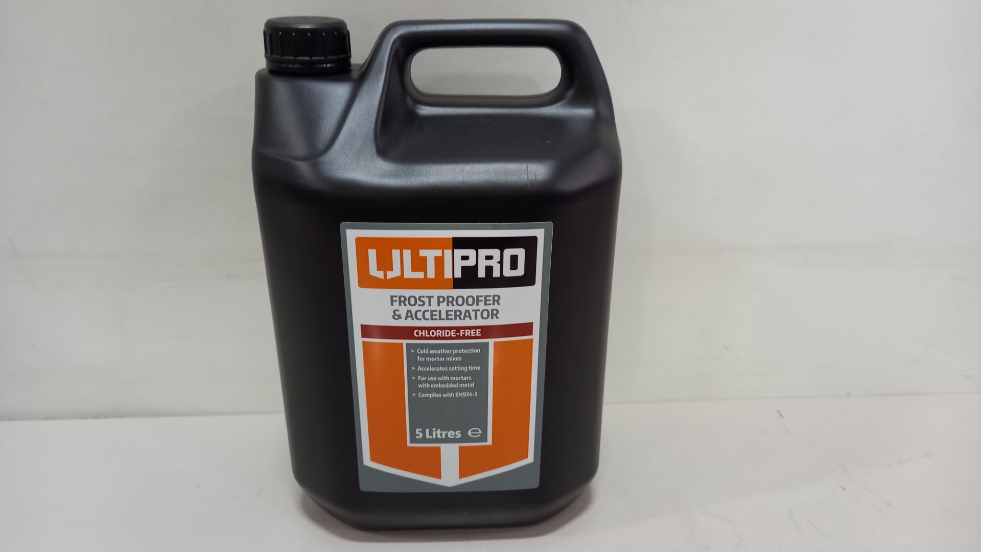 60 X BRAND NEW ULTIPRO FROST PROOFER & ACCELERATOR (5LITRES) - IN 15 BOXES