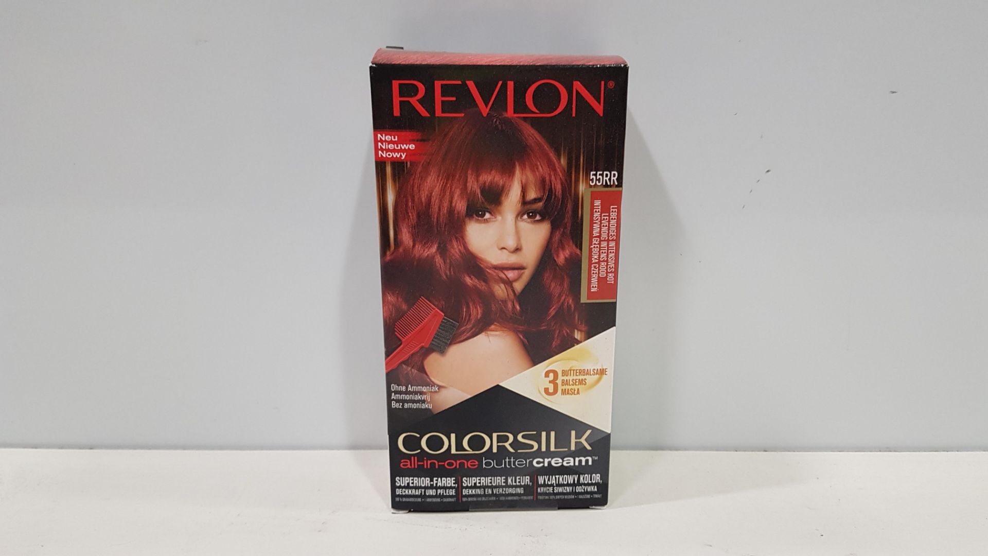 48 X BRAND NEW BOXED REVLON COLORSILK ALL IN ONE BUTTER CREAM HAIR DFY (RED) - IN 4 BOXES