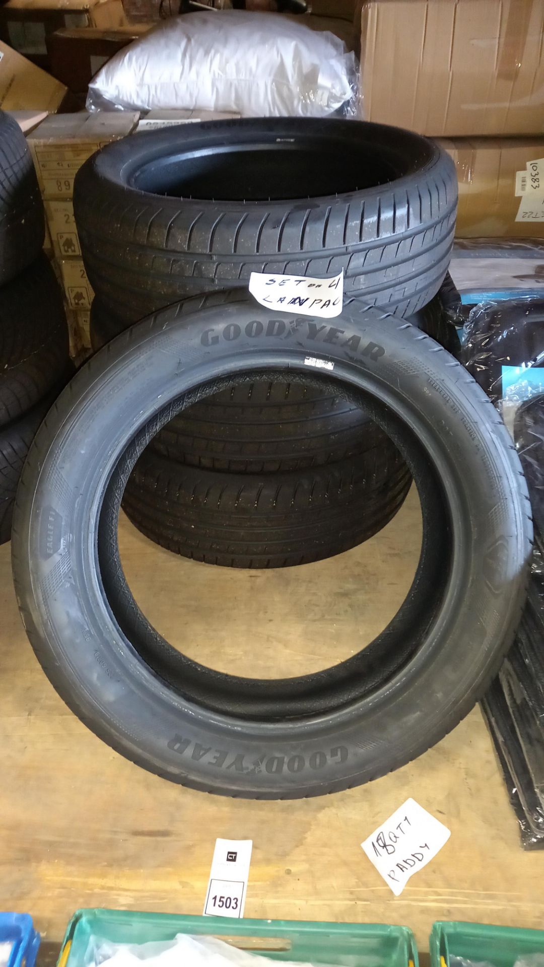 4 X GOOD YEAR EAGLE F1 TRYES (225/50r18)