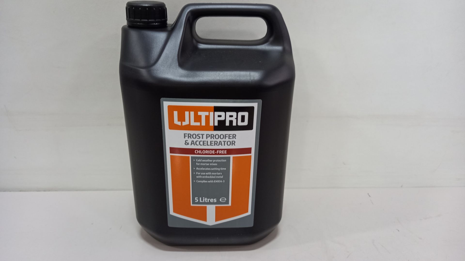 60 X BRAND NEW ULTIPRO FROST PROOFER & ACCELERATOR (5LITRES) - IN 15 BOXES