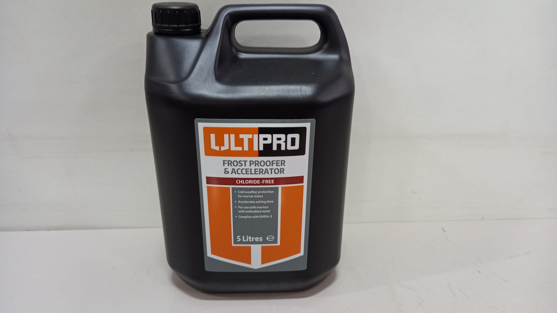 60 X BRAND NEW ULTIPRO FROST PROOFER & ACCELERATOR (5LITRES) - IN 15 BOXES