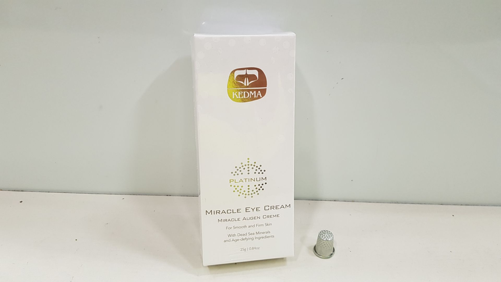 6 X BRAND NEW KEDMA PLATINUM MIRACLE EYE CREAM FOR SMOOTH AND FIRM SKIN WITH DEAD SEA MINERALS AND