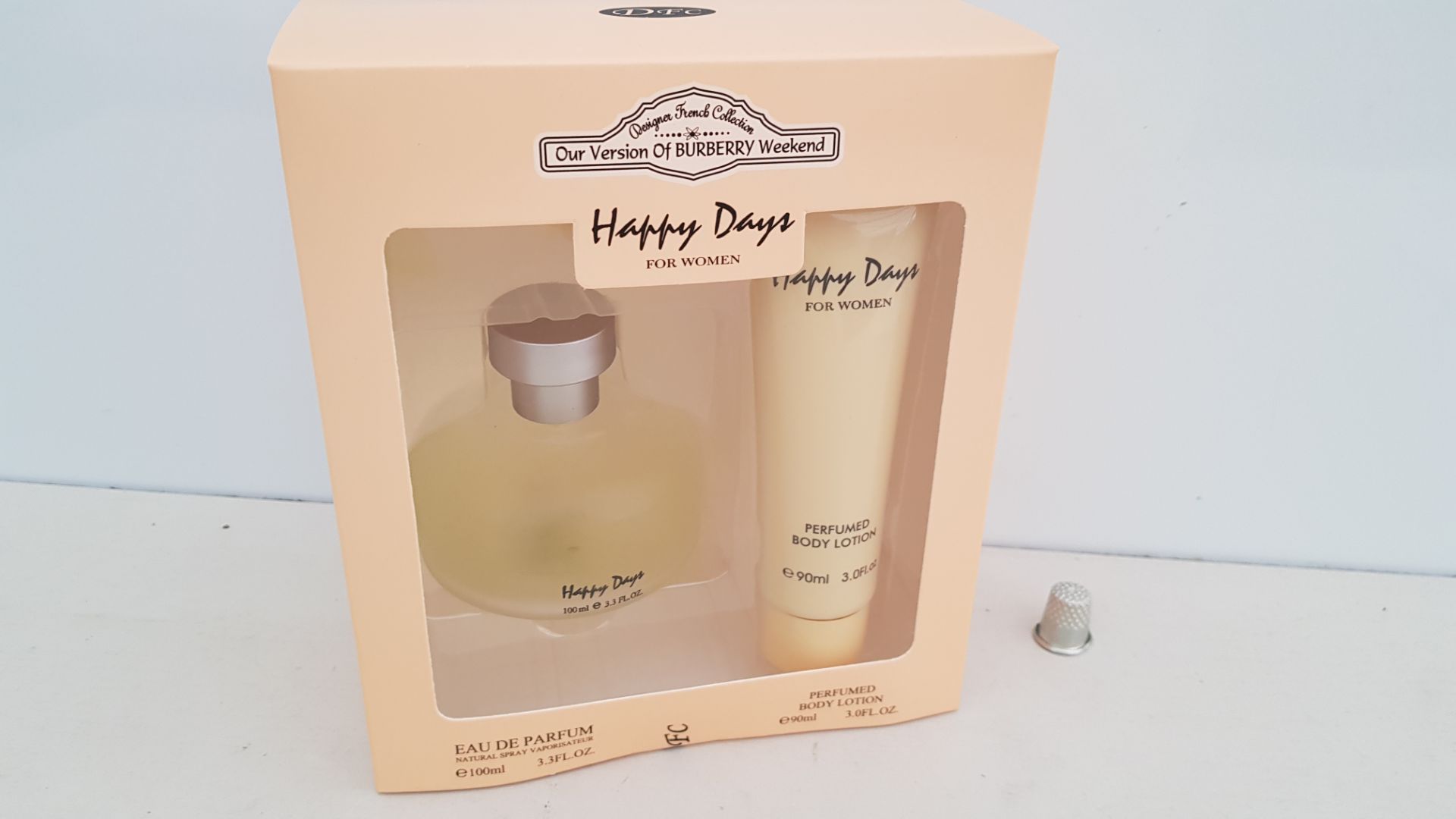 20 X BRAND NEW DESIGNER FRENCH COLLECTION HAPPY DAYS GIFT SETS FOR WOMEN INCLUDING 100ML EAU DE