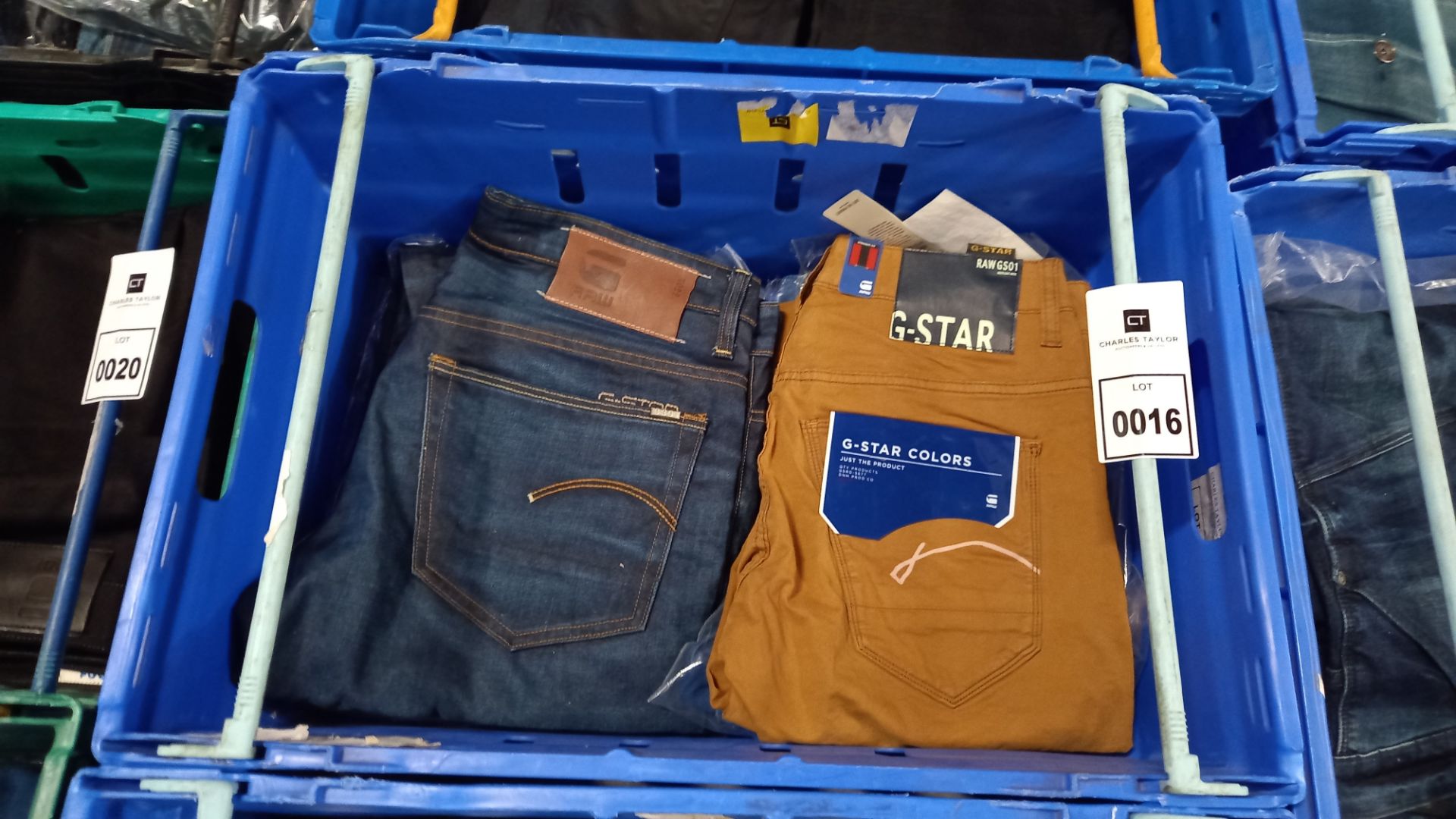 6 X BRAND NEW G STAR JEANS IN VARIOUS STYLES AND SIZES IE LIGHT BLUE, DARK BLUE, GREY AND BLACK ETC - Image 2 of 2