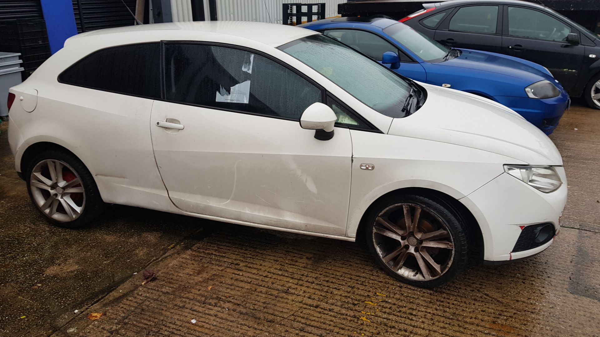 WHITE SEAT IBIZA SPORT 84. Reg : YC09 HHG Details: FIRST REGISTERED 7/6/2009 NO KEYS OR DOCUMENTS - Image 3 of 5