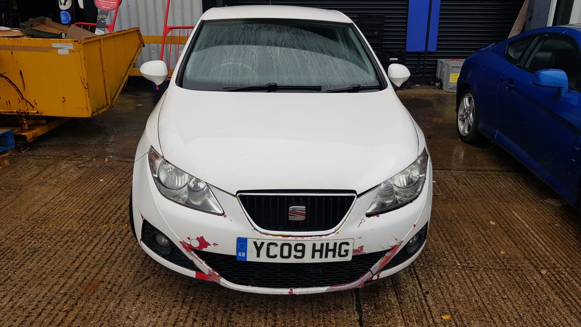 WHITE SEAT IBIZA SPORT 84. Reg : YC09 HHG Details: FIRST REGISTERED 7/6/2009 NO KEYS OR DOCUMENTS - Image 2 of 5