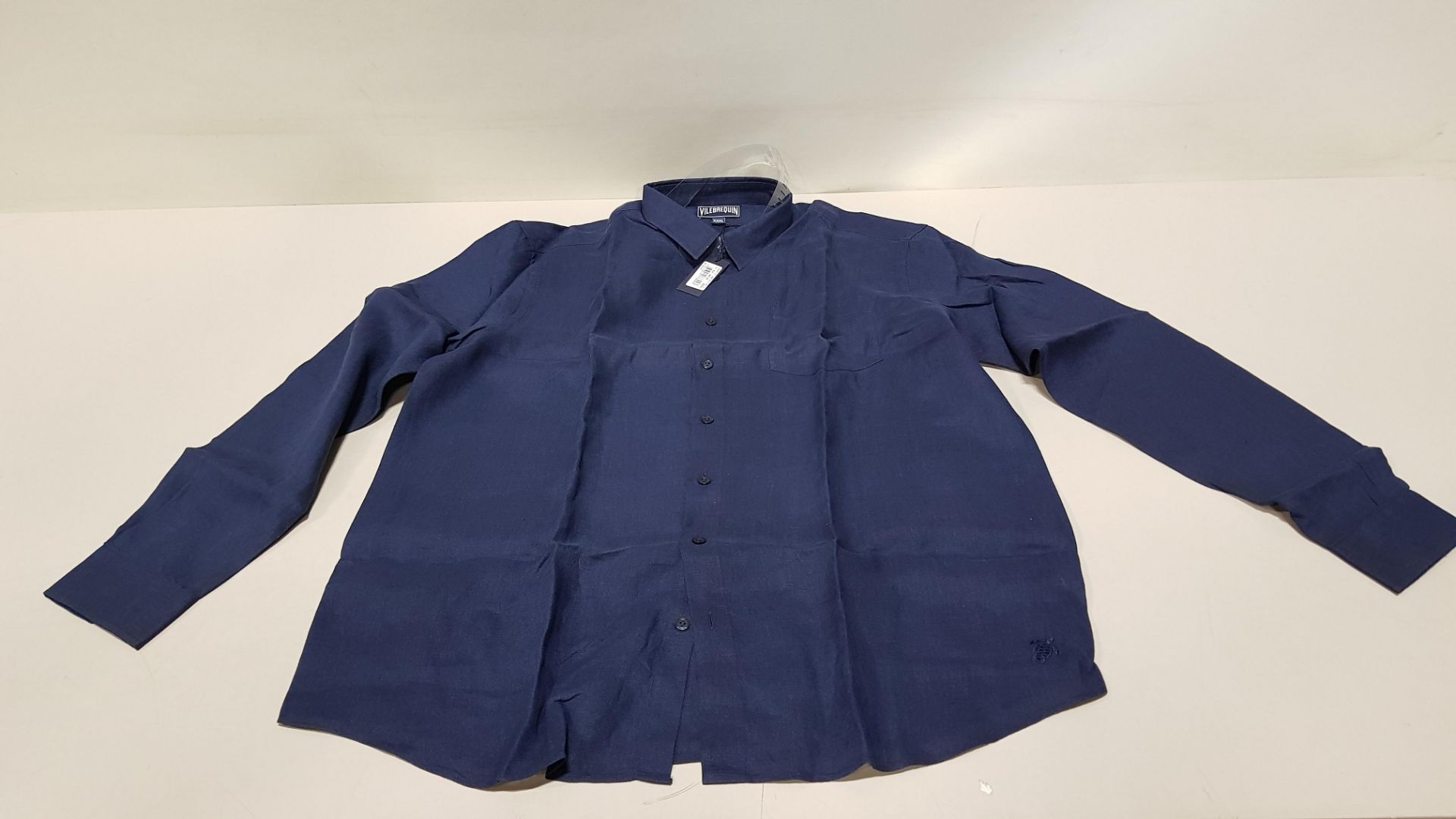 4 X BRAND NEW VILEBREQUIN BLUE MARINE SHIRTS SIZE XXL RRP £175.00 (TOTAL RRP £700.00)