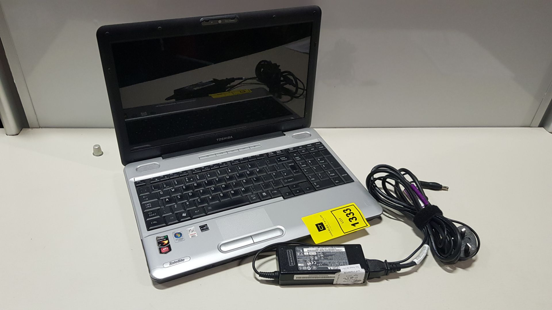 TOSHIBA SATELLITE L500D-11R LAPTOP WINDOWS VISTA CHARGER