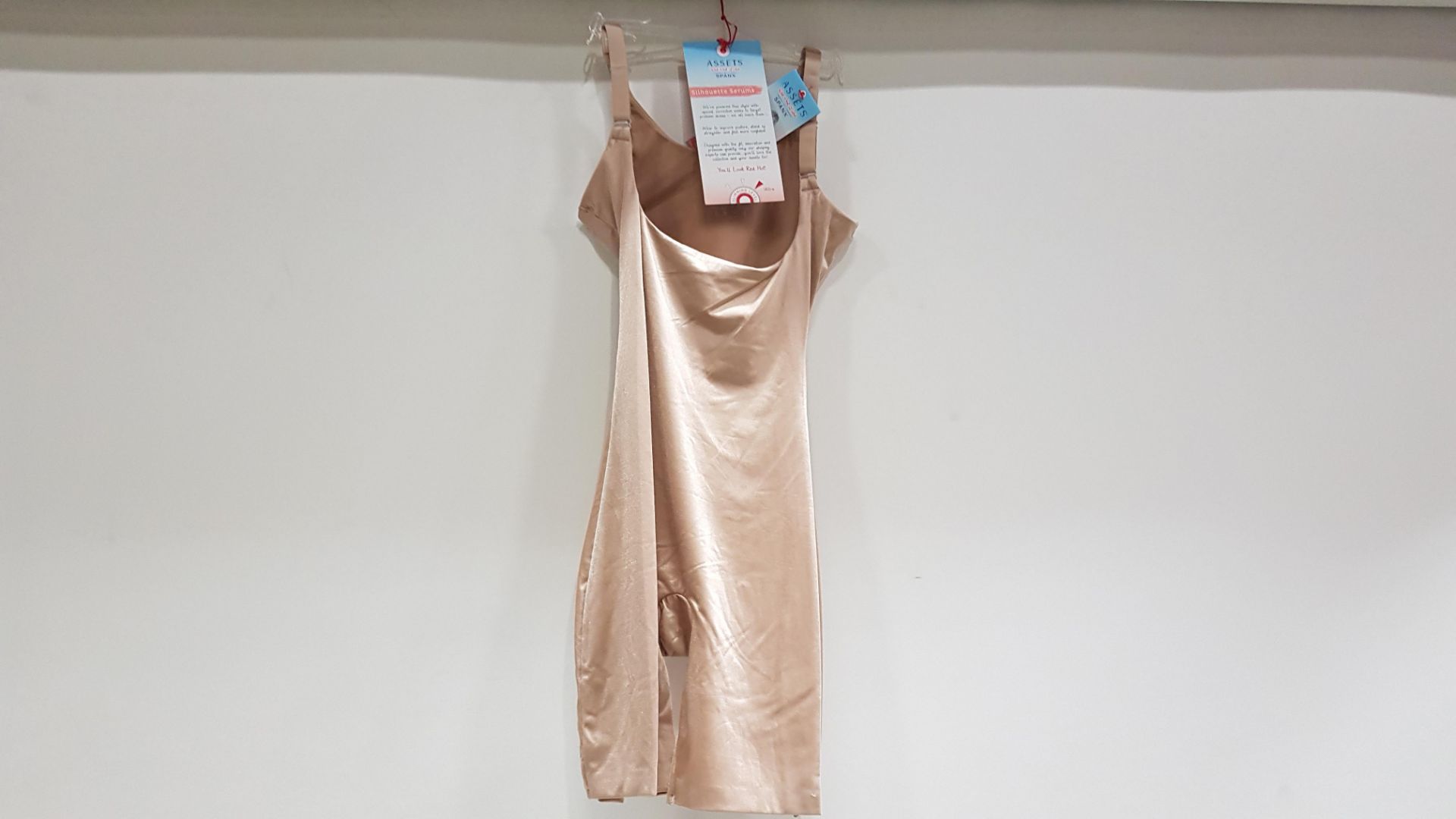 12 X BRAND NEW SPANX OPEN BUST MID THIGH BODY SHAPER IN NUDE SIZE SMALL