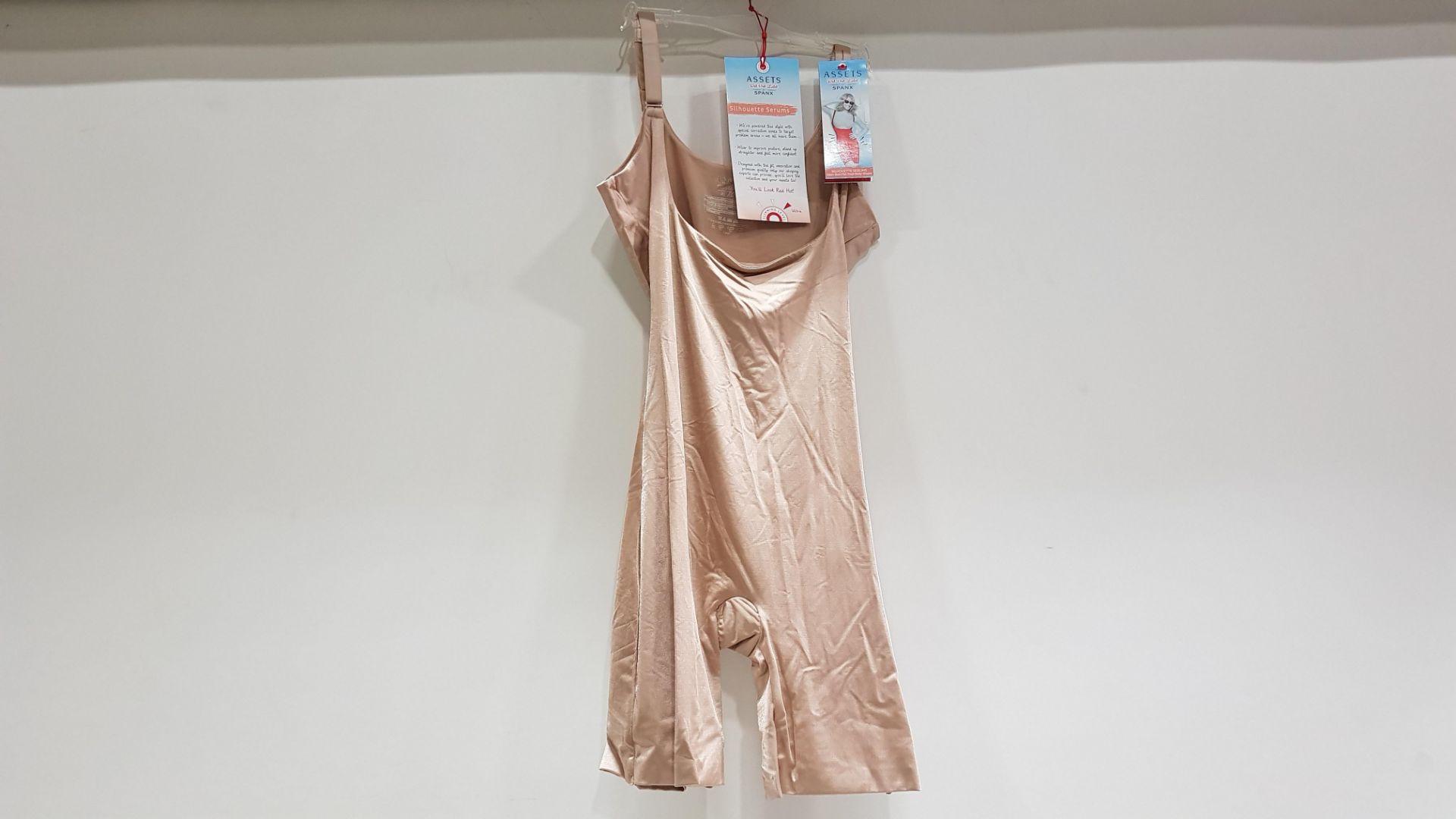 20 X BRAND NEW SPANX OPEN BUST MID THIGH BODY SHAPER IN NUDE SIZE SMALL