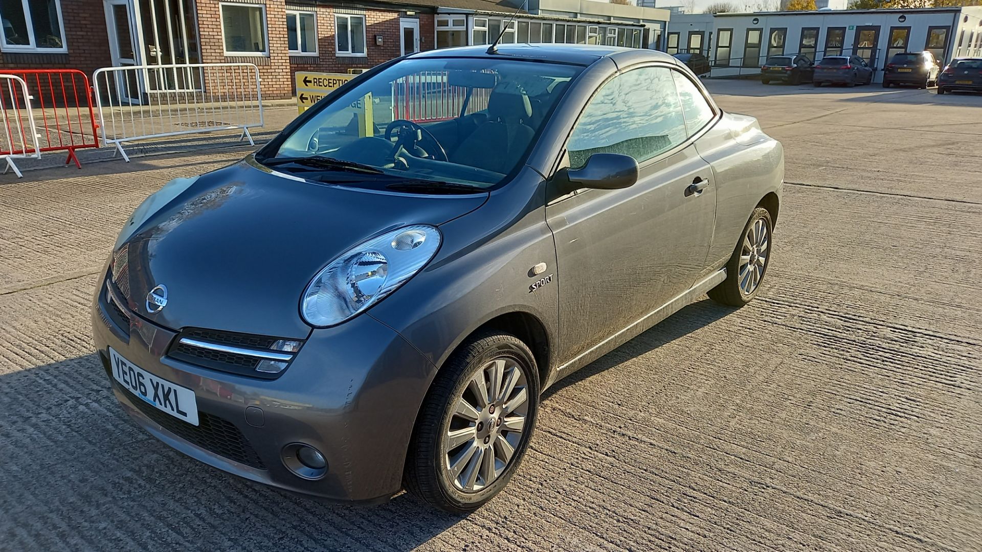 GREY NISSAN MICRA SPORT C+C. Reg : YE06XKL Mileage : 92,147 Details: FIRST REGISTERED 25/5/2006 - Image 2 of 11