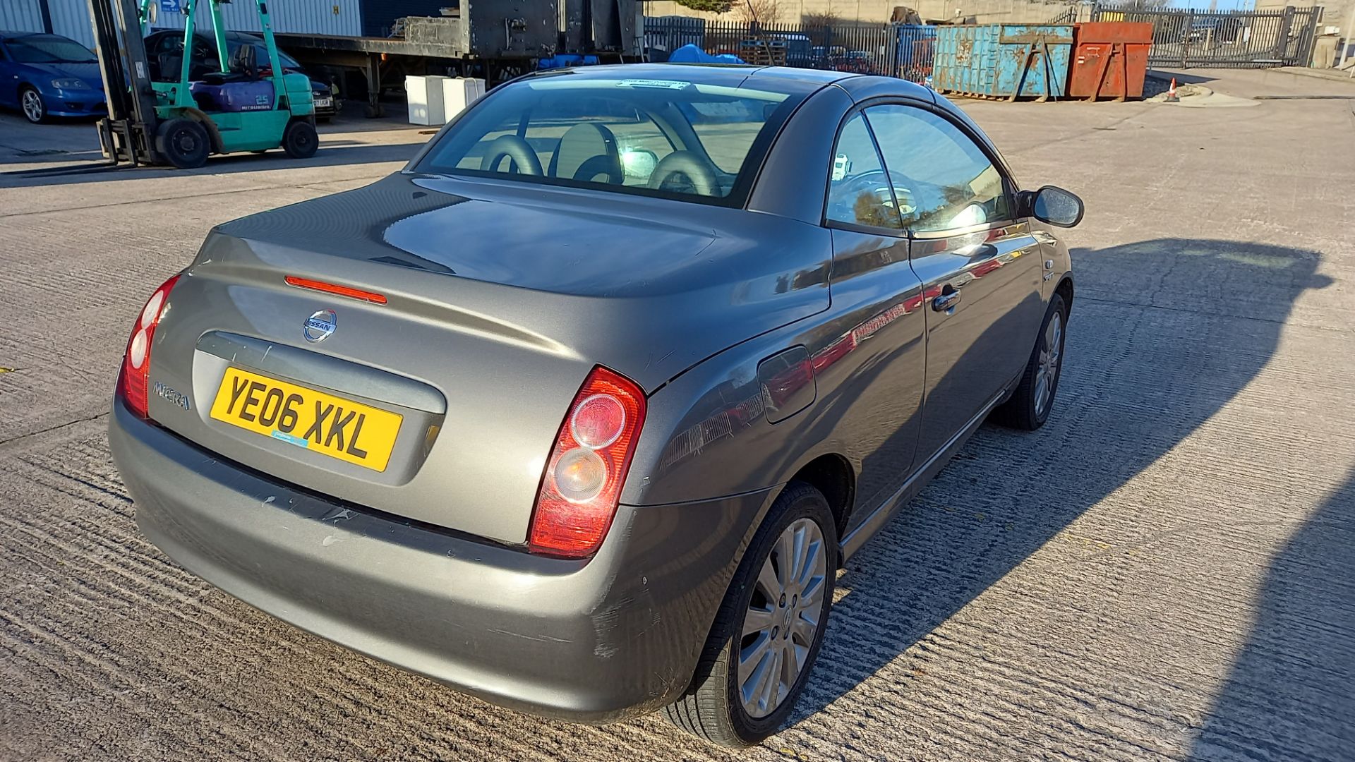 GREY NISSAN MICRA SPORT C+C. Reg : YE06XKL Mileage : 92,147 Details: FIRST REGISTERED 25/5/2006 - Image 4 of 11