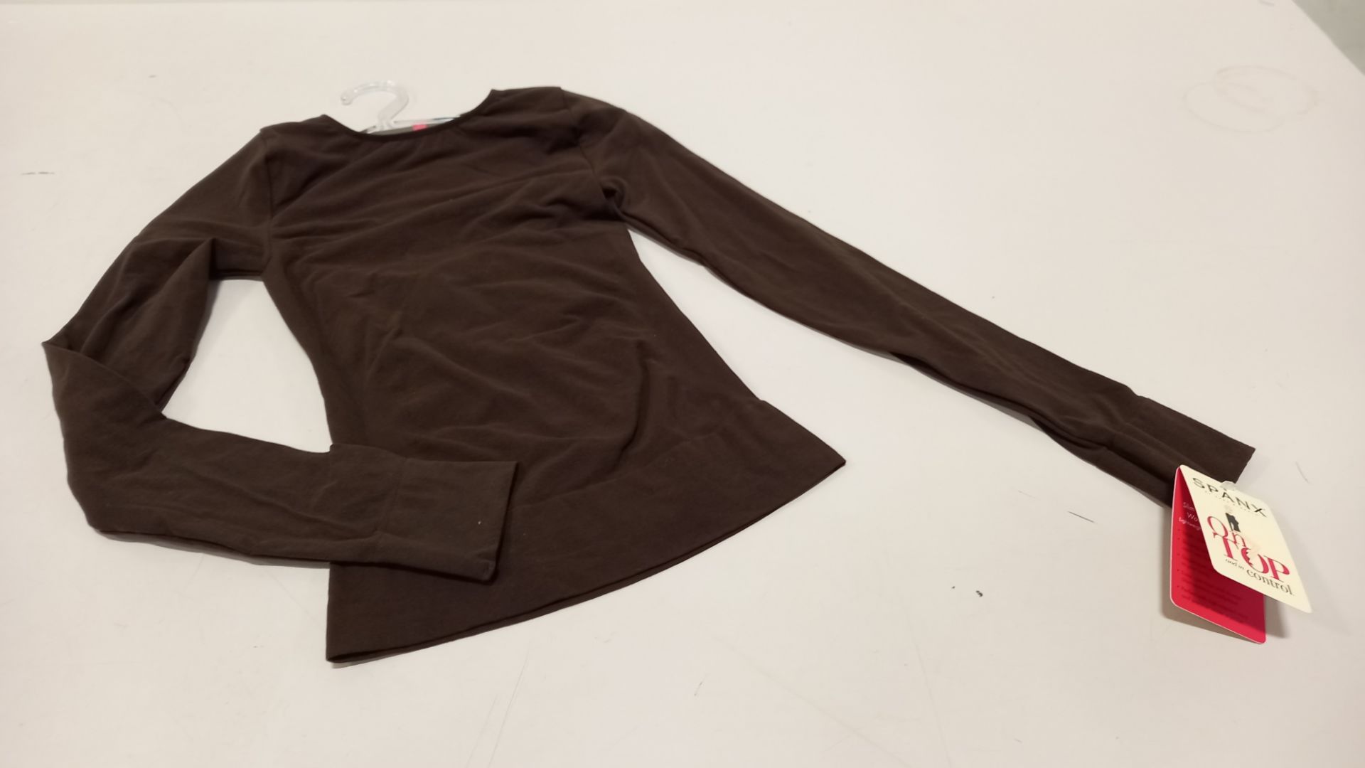 29 X BRAND NEW SPANX LONG SLEEVED BITTERSWEET SHAPERS IN SIZE SMALL