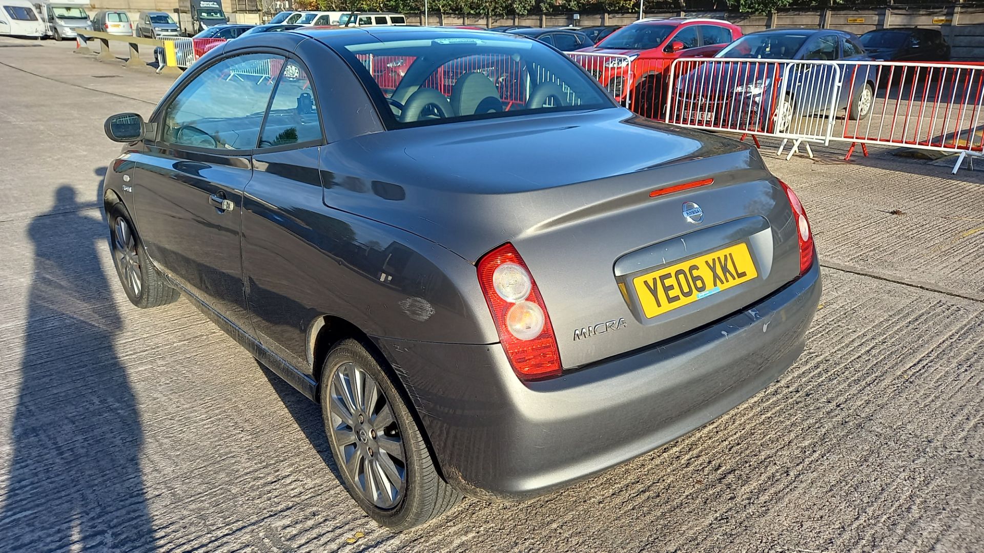 GREY NISSAN MICRA SPORT C+C. Reg : YE06XKL Mileage : 92,147 Details: FIRST REGISTERED 25/5/2006 - Image 3 of 11