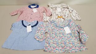 30 PIECE MIXED HAPPYOLOGY KIDS CLOTHING LOT CONTAINING KEILO BABY BLOUSE, CODY RETRO BABY ROMPER,