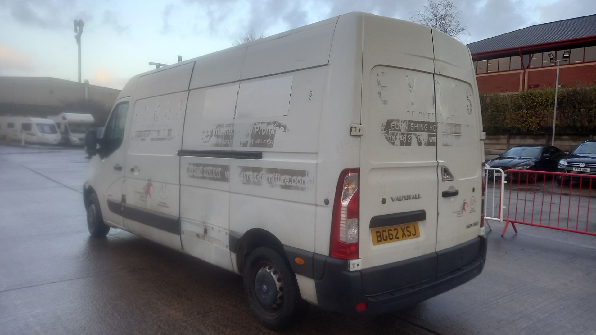 WHITE VAUXHALL MOVANO F3500 LH32 CDTI100. ( DIESEL ) Reg : BG62 XSJ Mileage : 127382 Details: 1 X - Image 3 of 14