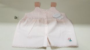 50 X BRAND NEW HAPPYOLOGY KIDS PINK DRESSES IE AGE 24-36 MONTHS, 18-24 MONTHS AND 12-18 MONTHS