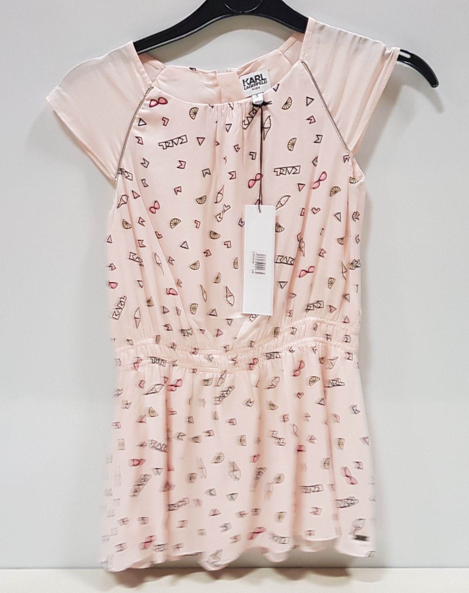 8 X BRAND NEW KARL LAGERFIELD KID'S DRESS PINK KIDS SIZE 4 AND 5