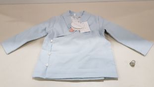 15 X BRAND NEW HAPPYOLOGY KIDS BABY WRAP JACKETS IE AGE 9-12 MONTHS, 12-18 MONTHS AND 18-24 MONTHS