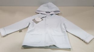 13 X BRAND NEW HAPPYOLOGY KIDS BLUE COSY HOODIES IE AGE 18-24 MONTHS AND 24-36 MONTHS RRP £22.00 (