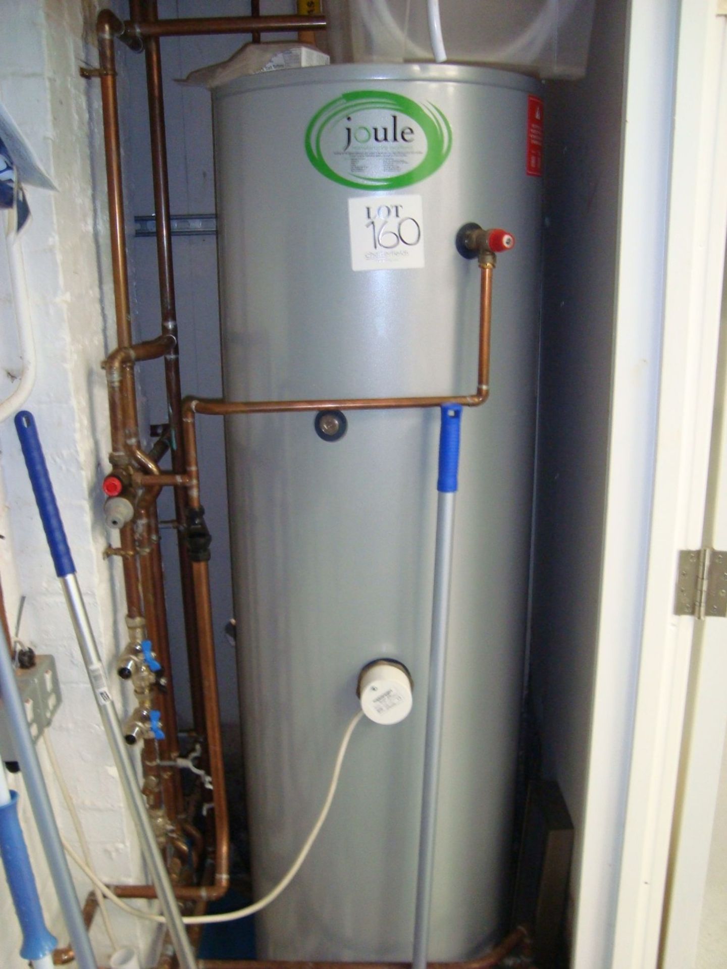 A Joule Cyclone CY250L water heating system (2020) (Method Statement required prior to removal)