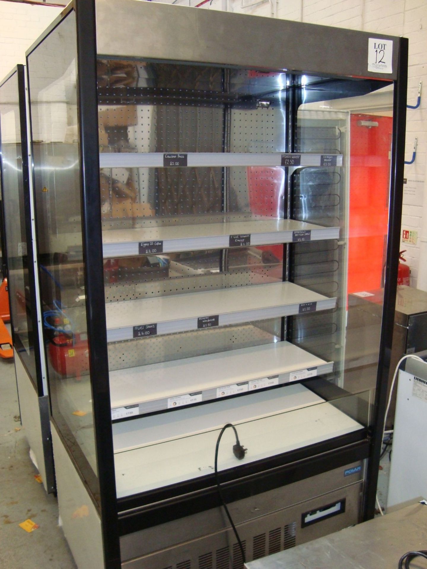 A Polar GH268 chilled display shelving unit Serial No. 6266618