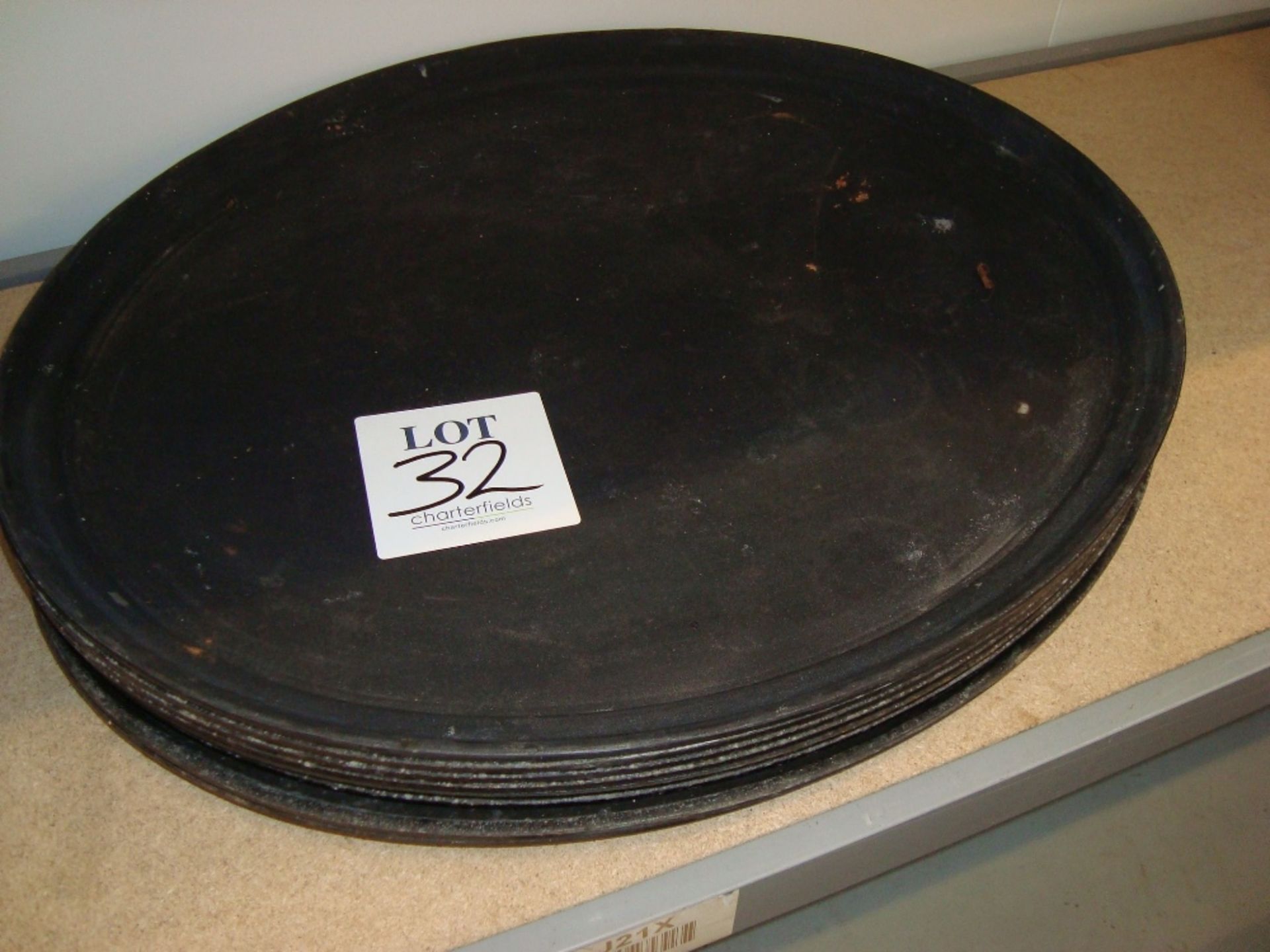 Eight large servery trays