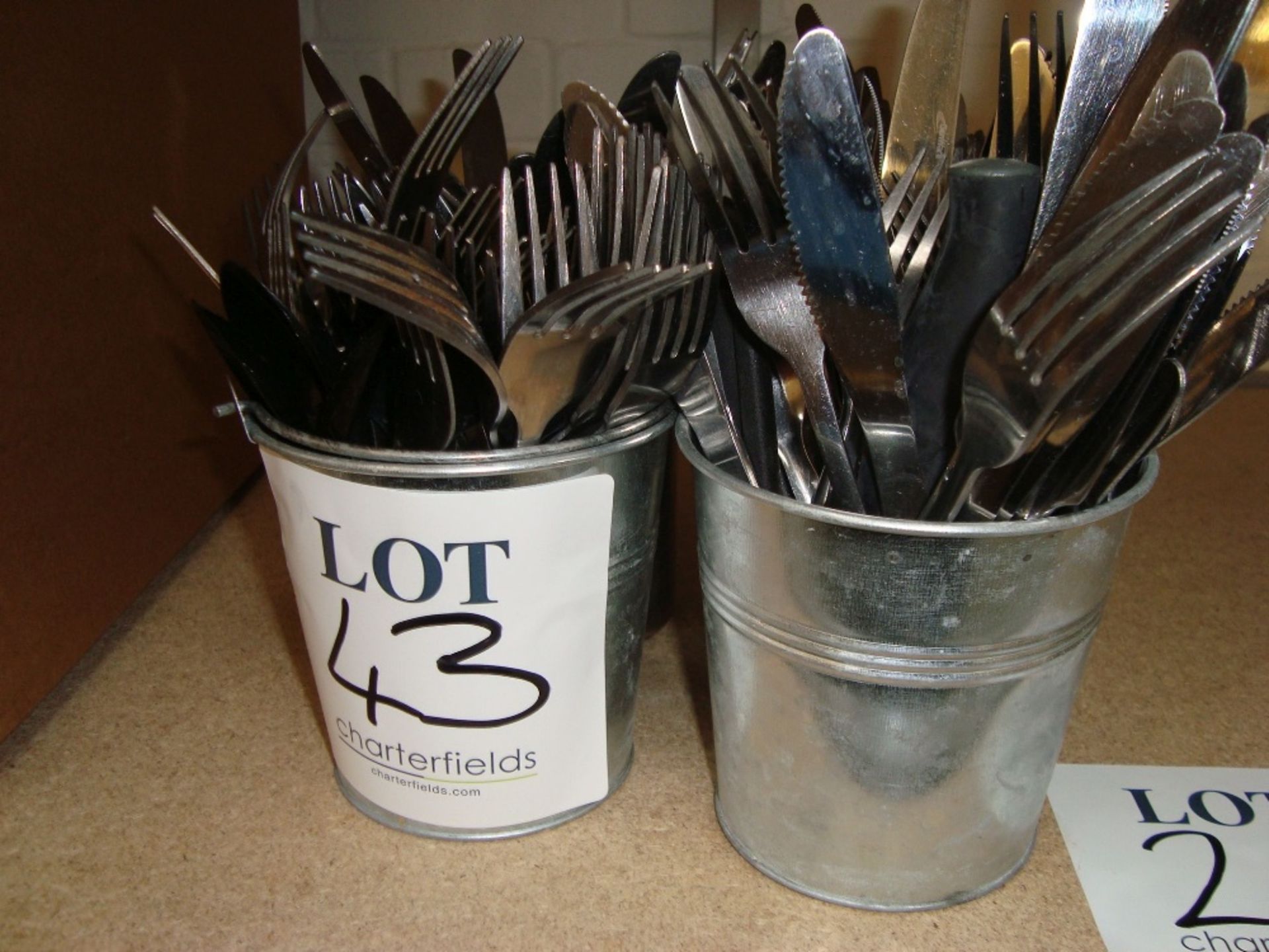 A quantity of kitchen and restaurant crockery, cutlery and glassware, as lotted - Image 2 of 4