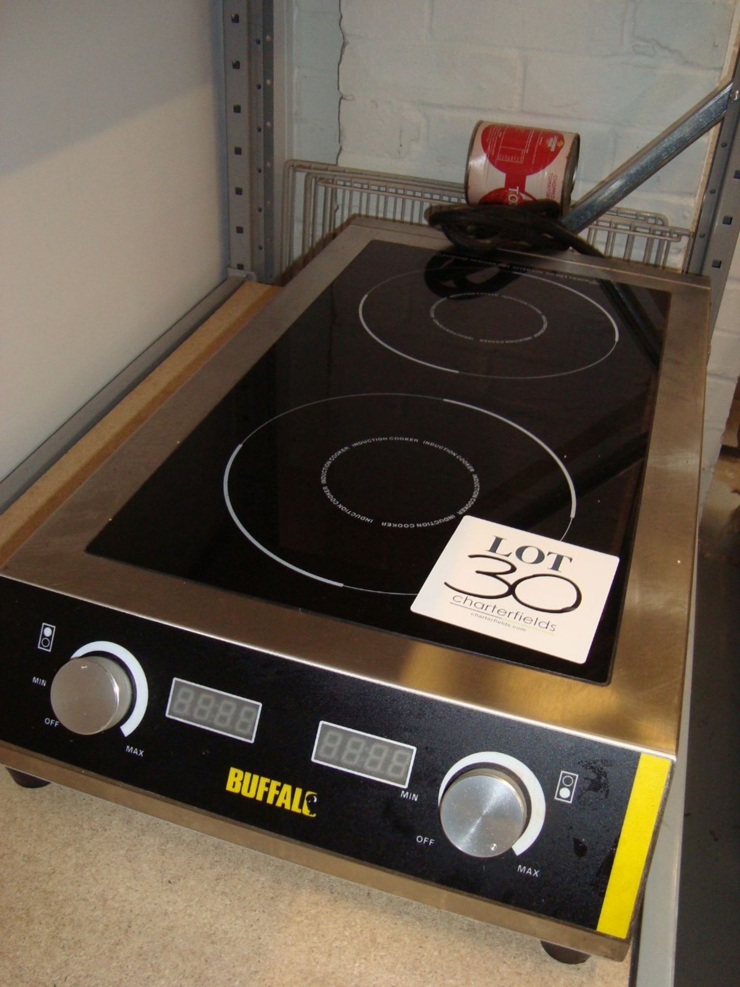 A Buffalo counter top twin electric hot plate