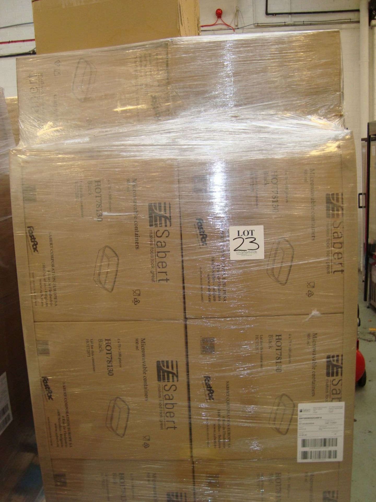 Four pallets of Sabert HOT78130 microwavable containers - Image 2 of 2