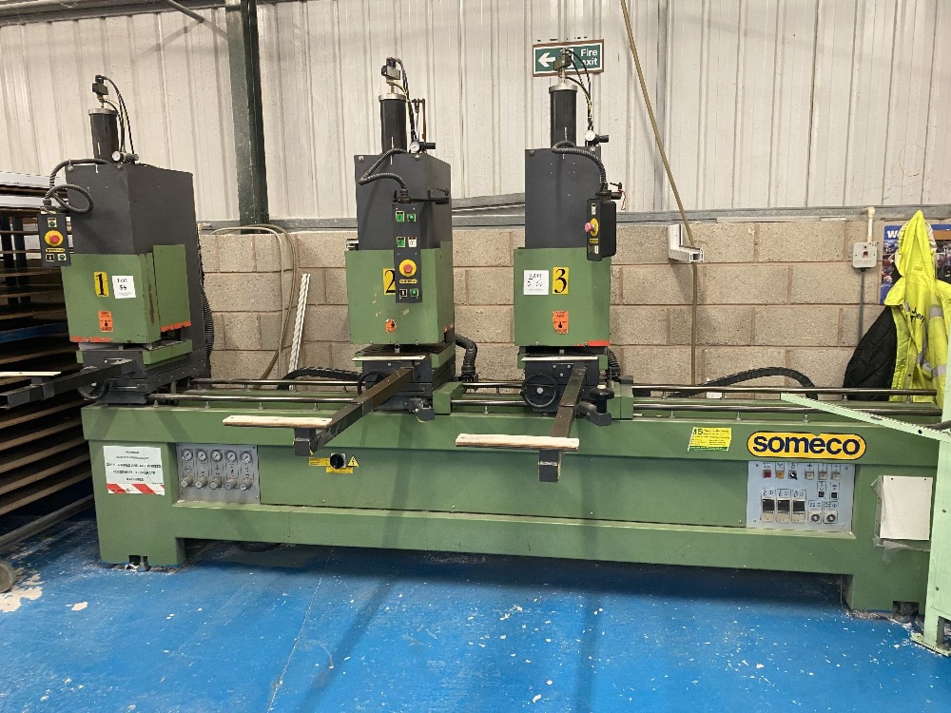 Someco 503 NTD three head turret welder, Year of Manufacture 2001, Serial Number 55210901 (METHOD