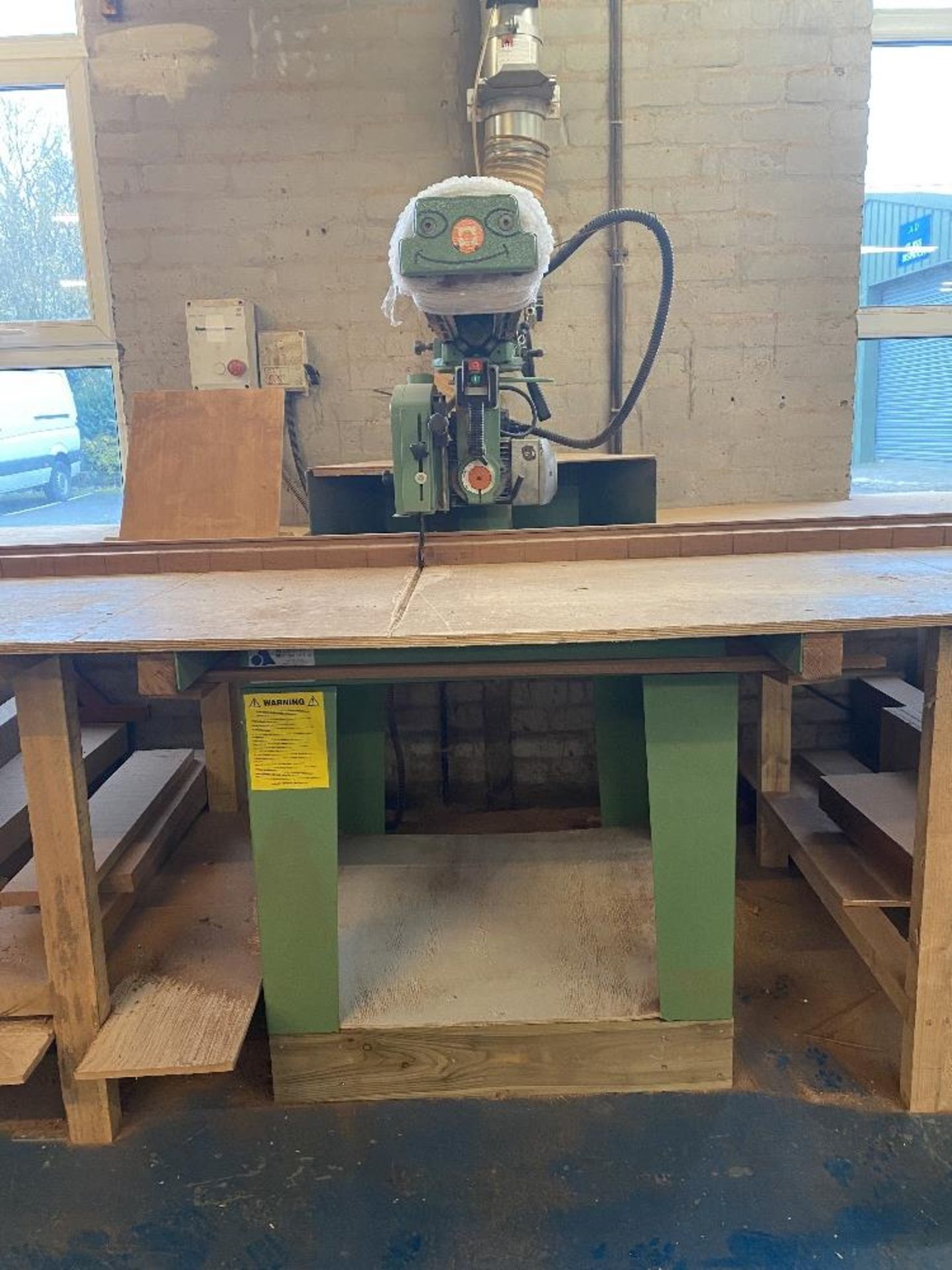 Maggi Engineering Big 800 cross cut saw with table, Serial Number 000840 (METHOD STATEMENT AND - Image 4 of 4