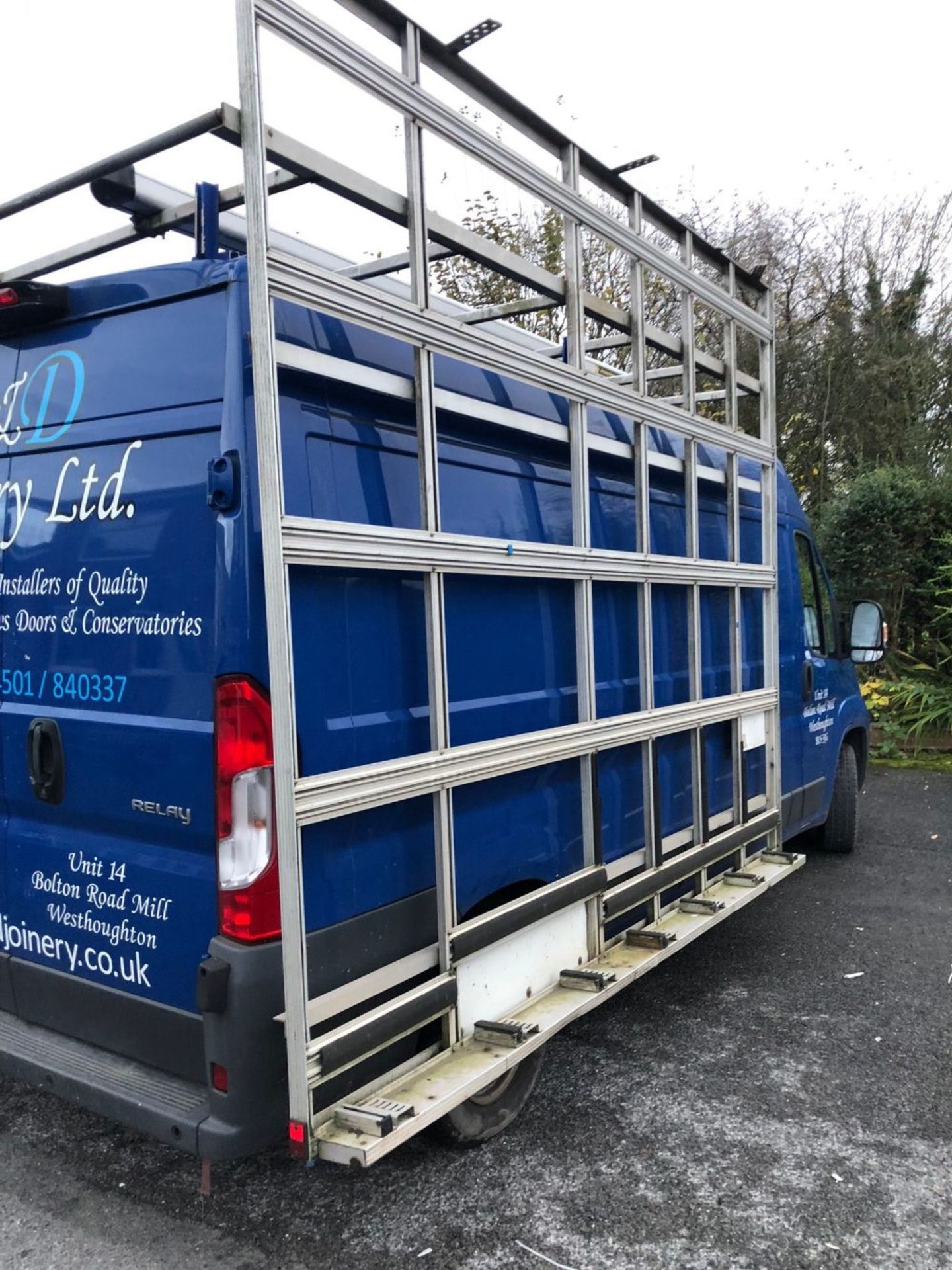 Citroen Relay 35 L3H2 enterprise blue HDi panel van in blue, Registration No. CN17 NVT, Date First - Image 3 of 17