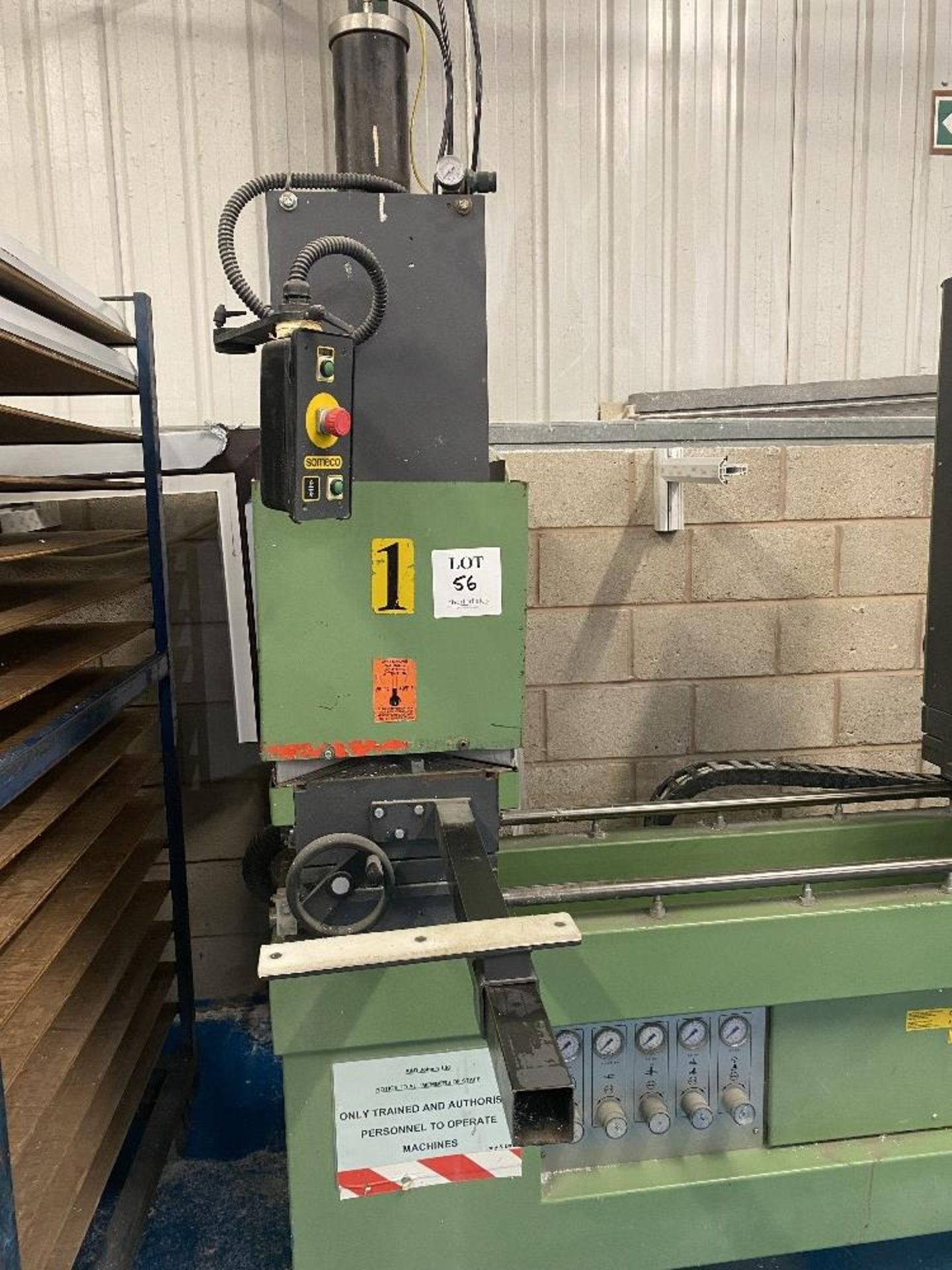 Someco 503 NTD three head turret welder, Year of Manufacture 2001, Serial Number 55210901 (METHOD - Image 3 of 4