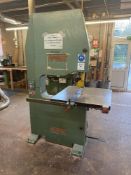 Dominion 30" vertical bandsaw with 70cm throat, Serial Number 722 (METHOD STATEMENT AND RISK
