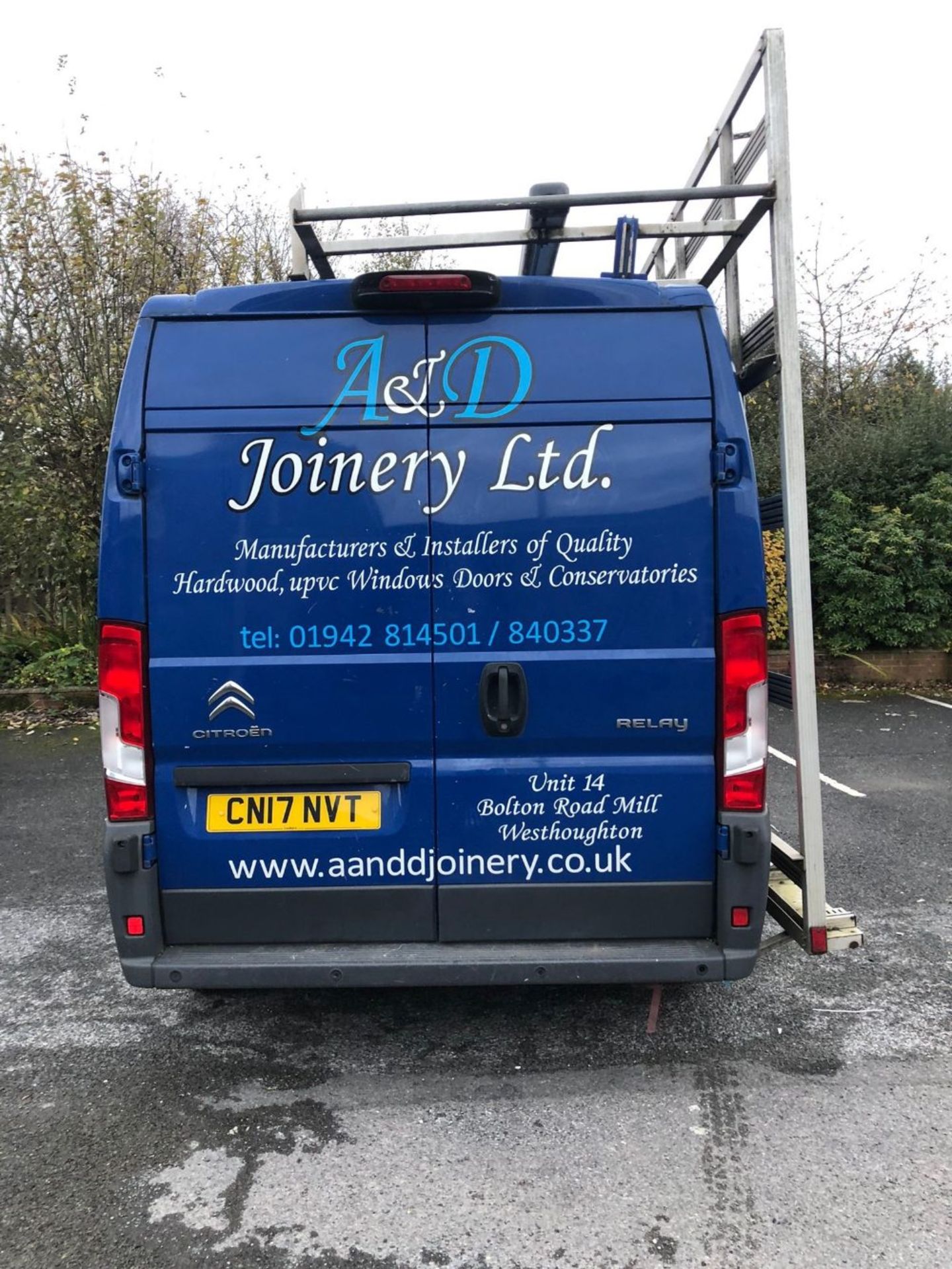 Citroen Relay 35 L3H2 enterprise blue HDi panel van in blue, Registration No. CN17 NVT, Date First - Image 4 of 17