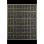 COLOMBIAN STATES CUNDINAMARCA 1883-84 5c blue re-drawn type 2 (SG 15) COMPLETE SHEET of 100