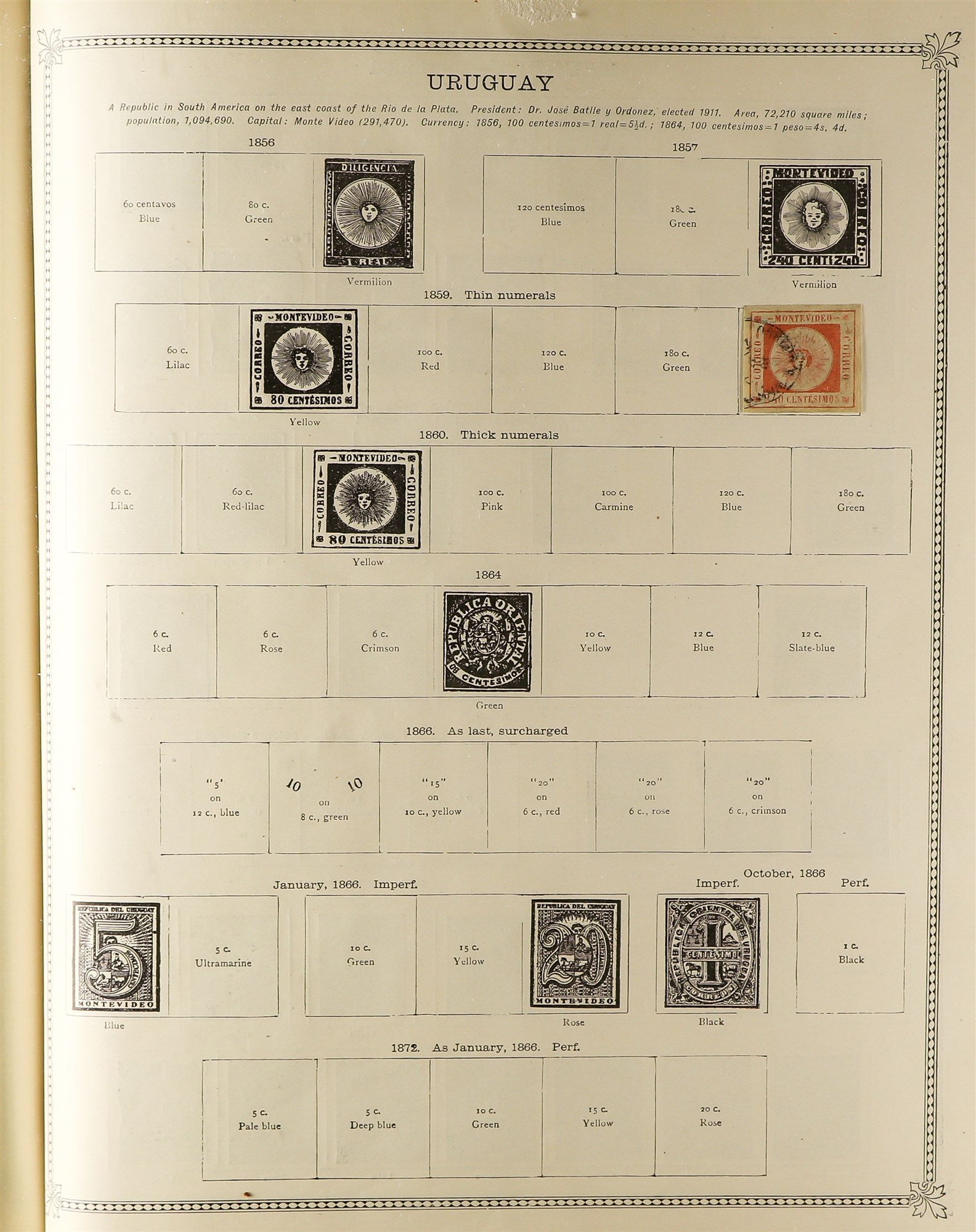 COLLECTIONS & ACCUMULATIONS SG "IDEAL" ALBUMS FOR COMMONWEALTH & FOREIGN. Pair of matching gold-leaf - Image 15 of 16