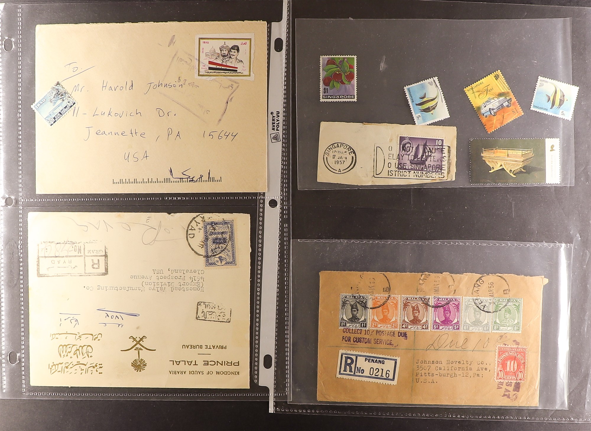 COLLECTIONS & ACCUMULATIONS STAMPS & COVERS in a box. An interesting accumulation of - Image 6 of 7