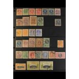 CRETE & P.O.s 1900 - 1910 MINT / UNUSED & USED STAMPS on Hagner pages, 1900 set, 1901 set, 1905 set,