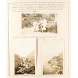 ST HELENA PHOTOGRAPHS, WAX SEAL collection of 9 original photographs taken on St Helena in 1939,